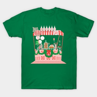 Mod Christmas Sweets and Treats Stand T-Shirt